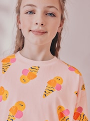 Yellow/Pink Pyjamas 3 Pack (3-16yrs) - Image 4 of 7