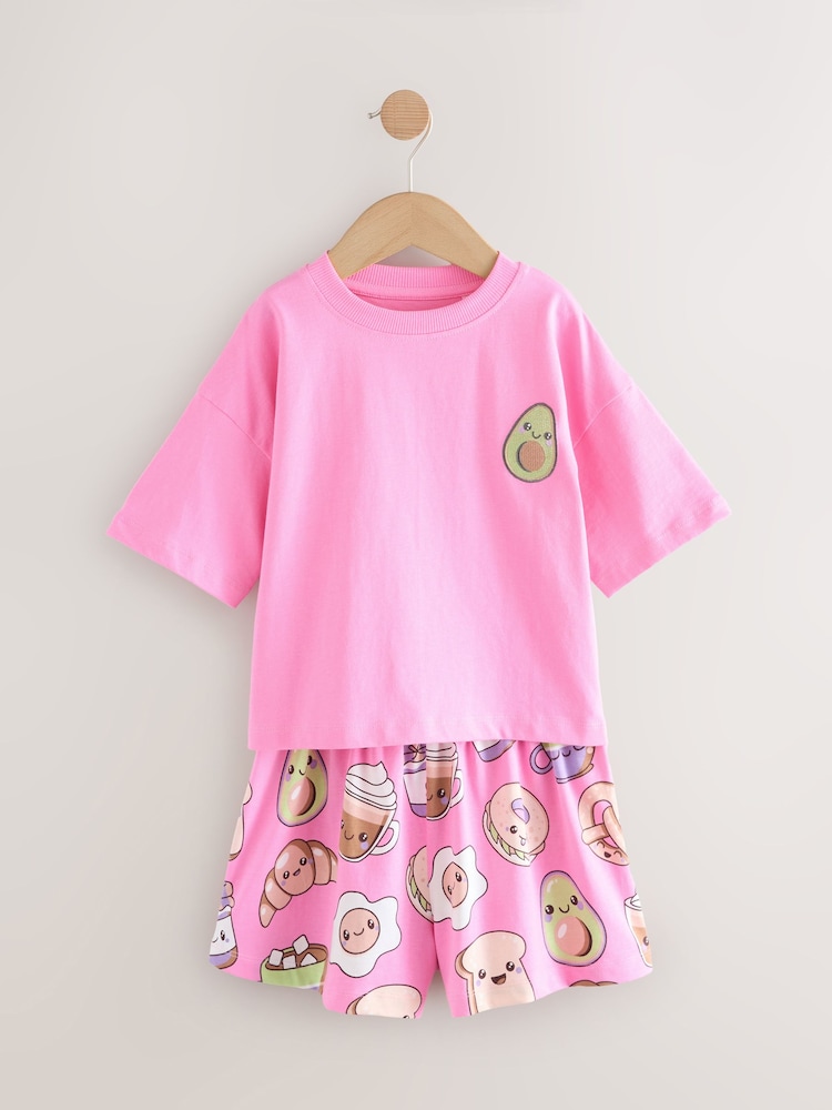 Rose/Bleu - Paquet de pyjamas 3 (3-16ans) - Image 10 of 12