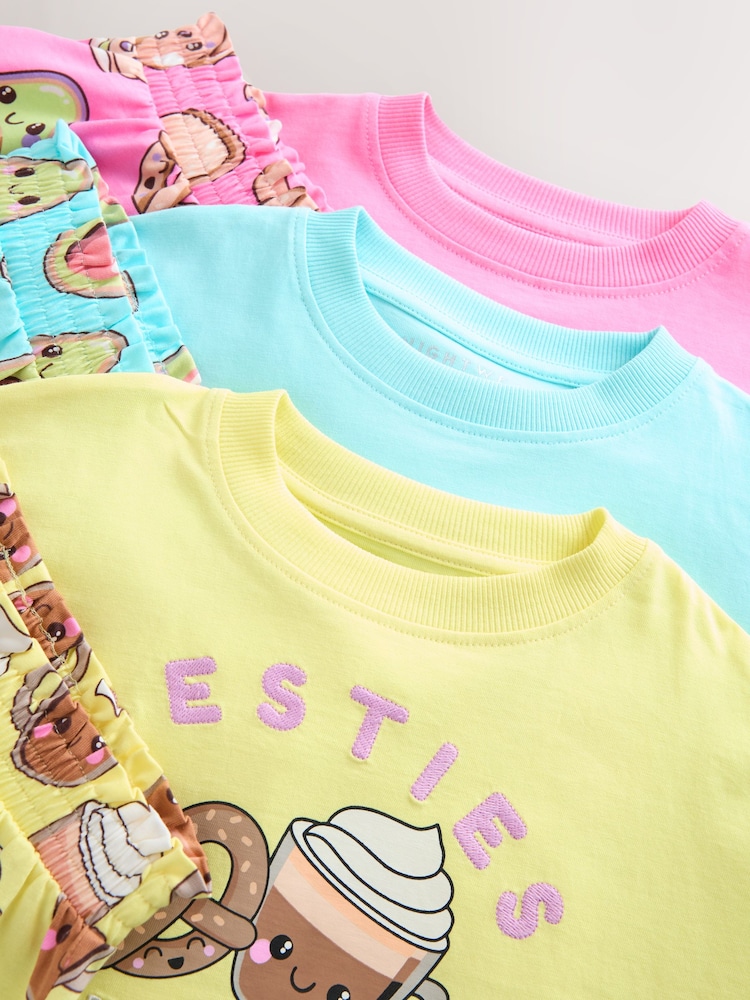 Pink/Blau - Pyjamas 3er-Pack (3-16 Jahre) - Bild 12 von 12 Pink/Blau - Pyjamas 3er-Pack (3-16 Jahre) - Bild 12 von 12