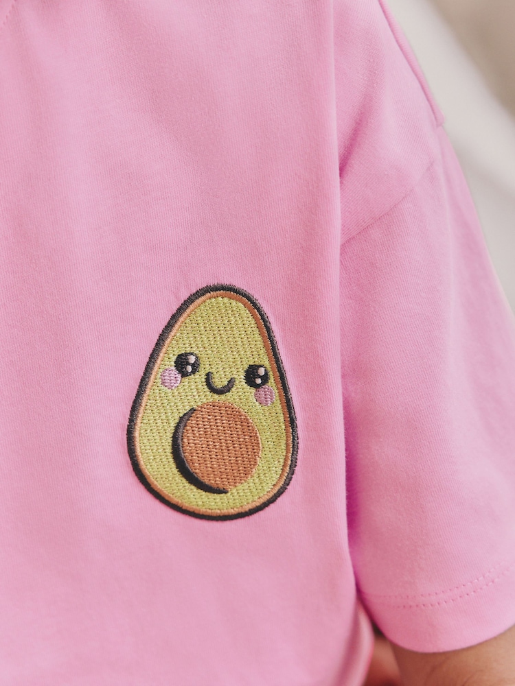 Rose/Bleu - Paquet de pyjamas 3 (3-16ans) - Image 4 of 12