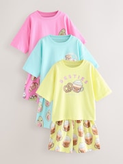 Rose/Bleu - Paquet de pyjamas 3 (3-16ans) - Image 6 of 12