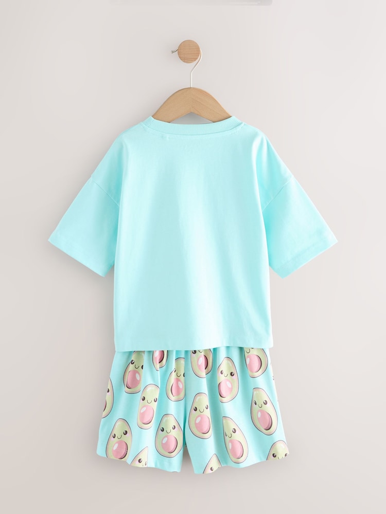 Rose/Bleu - Paquet de pyjamas 3 (3-16ans) - Image 8 of 12