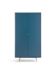 La Redoute Intérieurs Prussian Blue Luxore Double Wardrobe - Image 1 of 5