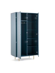 La Redoute Intérieurs Prussian Blue Luxore Double Wardrobe - Image 4 of 5