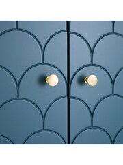 La Redoute Intérieurs Prussian Blue Luxore Double Wardrobe - Image 5 of 5