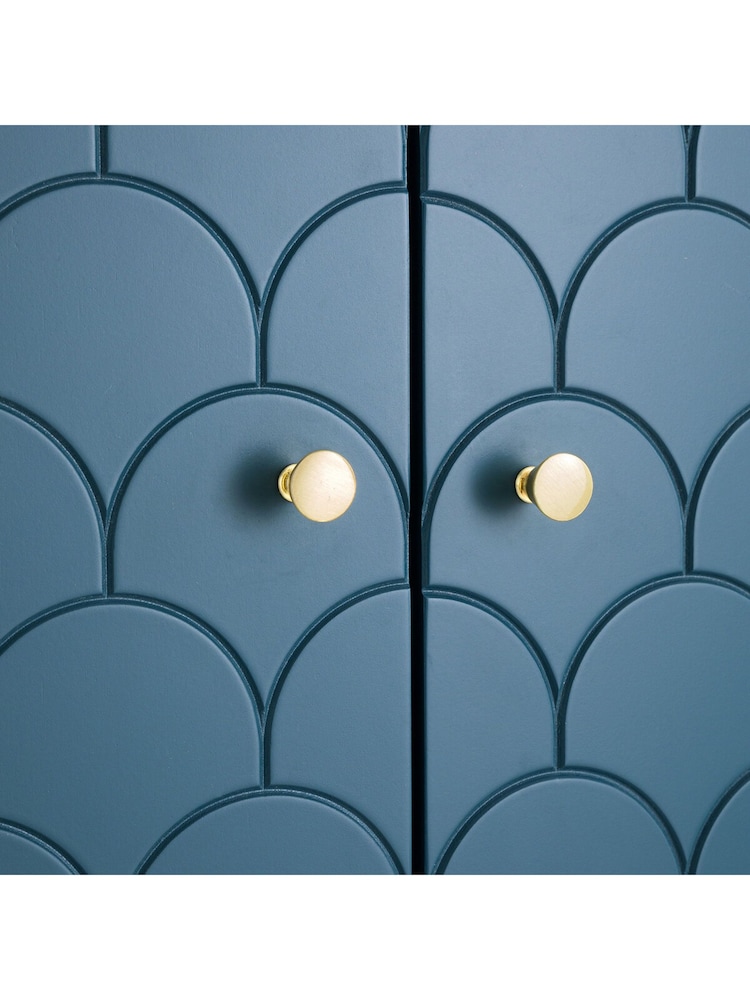 La Redoute Intérieurs Prussian Blue Luxore Double Wardrobe - Image 5 of 5