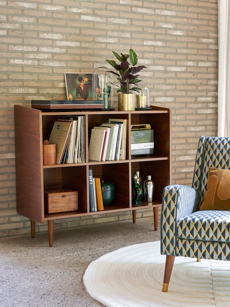 La Redoute Intérieurs Walnut Ronda Vinyl Storage Unit - Image 1 of 6