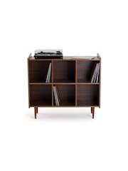 La Redoute Intérieurs Walnut Ronda Vinyl Storage Unit - Image 2 of 6