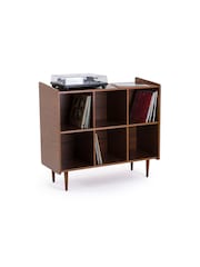 La Redoute Intérieurs Walnut Ronda Vinyl Storage Unit - Image 3 of 6
