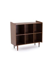 La Redoute Intérieurs Walnut Ronda Vinyl Storage Unit - Image 4 of 6
