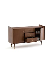 La Redoute Intérieurs Walnut Ronda Vintage Sideboard - Image 4 of 6