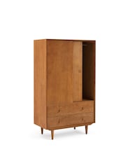 La Redoute Intérieurs Light Oak Wood Quilda Wardrobe - Image 2 of 5