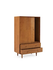 La Redoute Intérieurs Light Oak Wood Quilda Wardrobe - Image 3 of 5