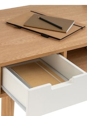 La Redoute Intérieurs White Wood Jimi Vintage Style Desk - Image 5 of 5