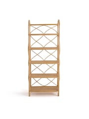 La Redoute Intérieurs Natural Malu Rattan Bookcase with 5 Shelves - Image 1 of 4
