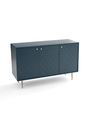 La Redoute Intérieurs Prussian Blue Luxore Buffet Sideboard - Image 4 of 6