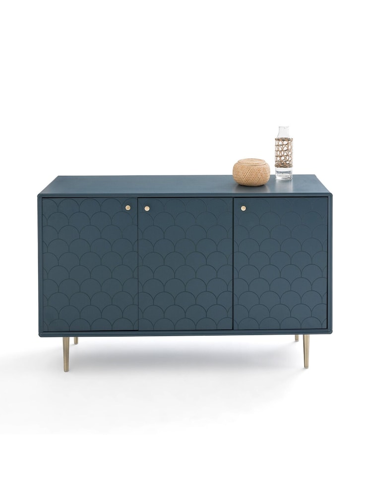 La Redoute Intérieurs Prussian Blue Luxore Buffet Sideboard - Image 6 of 6