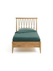 La Redoute Intérieurs Oak Quilda Wooden Bed - Image 1 of 5