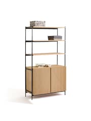 La Redoute Oak Lodge Wardrobe Module 2 Door with Shelves - Image 5 of 7
