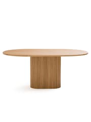 La Redoute Intérieurs Oak Tamula 6 to 8 Seater Dining Table - Image 2 of 5