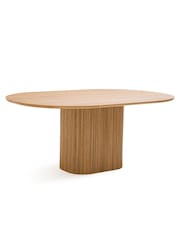 La Redoute Intérieurs Oak Tamula 6 to 8 Seater Dining Table - Image 3 of 5