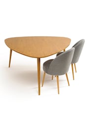 La Redoute Intérieurs Oak Quilda 6 Seater 6 Seater Dining Table - Image 5 of 6