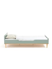La Redoute Intérieurs Grey Green Jimi Bed with Headboard - Image 3 of 5