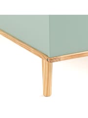 La Redoute Intérieurs Grey Green Jimi Bed with Headboard - Image 4 of 5