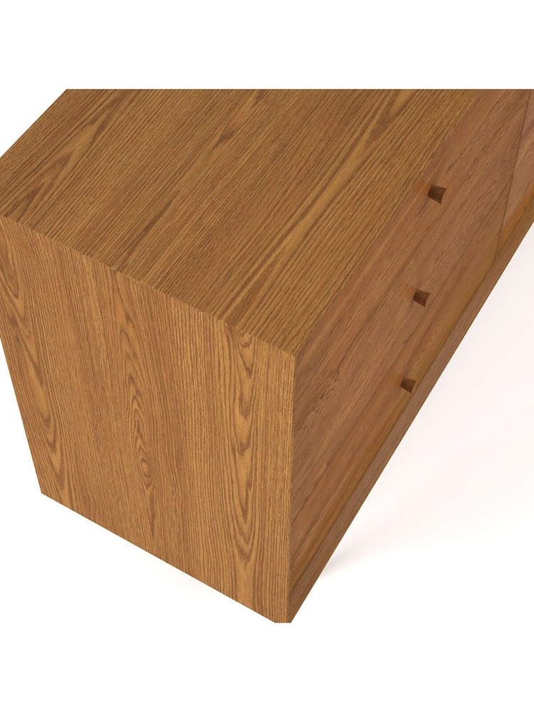 La Redoute Intérieurs Light Oak Quilda Wooden Chest of 6 Drawers - Image 4 of 4