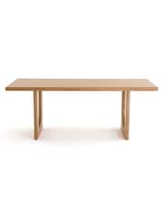 La Redoute Intérieurs Oak Douve Solid Wood 6 to 8 Seater Dining Table - Image 2 of 6