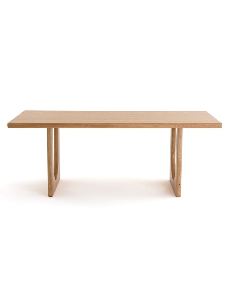 La Redoute Intérieurs Oak Douve Solid Wood 6 to 8 Seater Dining Table - Image 2 of 6