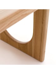 La Redoute Intérieurs Oak Douve Solid Wood 6 to 8 Seater Dining Table - Image 4 of 6
