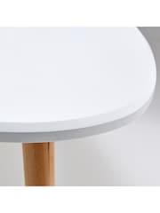 La Redoute Intérieurs White Jimi Retro 6 Seater Dining Table - Image 4 of 5