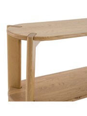 La Redoute Intérieurs Oak Elmo Solid Wood Console Table - Image 5 of 6
