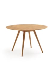 La Redoute Intérieurs Oak Quilda 6 Seater 4 to 6 Seater Dining Table - Image 2 of 5