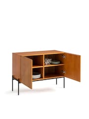 La Redoute Intérieurs Oak Lodge Vintage 2 Door Sideboard - Image 3 of 6