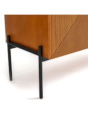 La Redoute Intérieurs Oak Lodge Vintage 2 Door Sideboard - Image 5 of 6