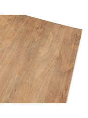 La Redoute Intérieurs Black Malu Pine Dining 6 to 10 Seater Table - Image 4 of 6