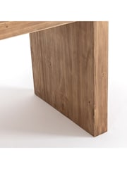 La Redoute Intérieurs Black Malu Pine Dining 6 to 10 Seater Table - Image 6 of 6