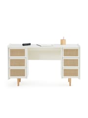 La Redoute Intérieurs Egg Shell Taga Double Unit 6 Drawer Desk - Image 1 of 5