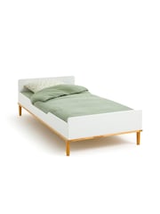 La Redoute Intérieurs White Jimi Bed with Headboard - Image 2 of 6