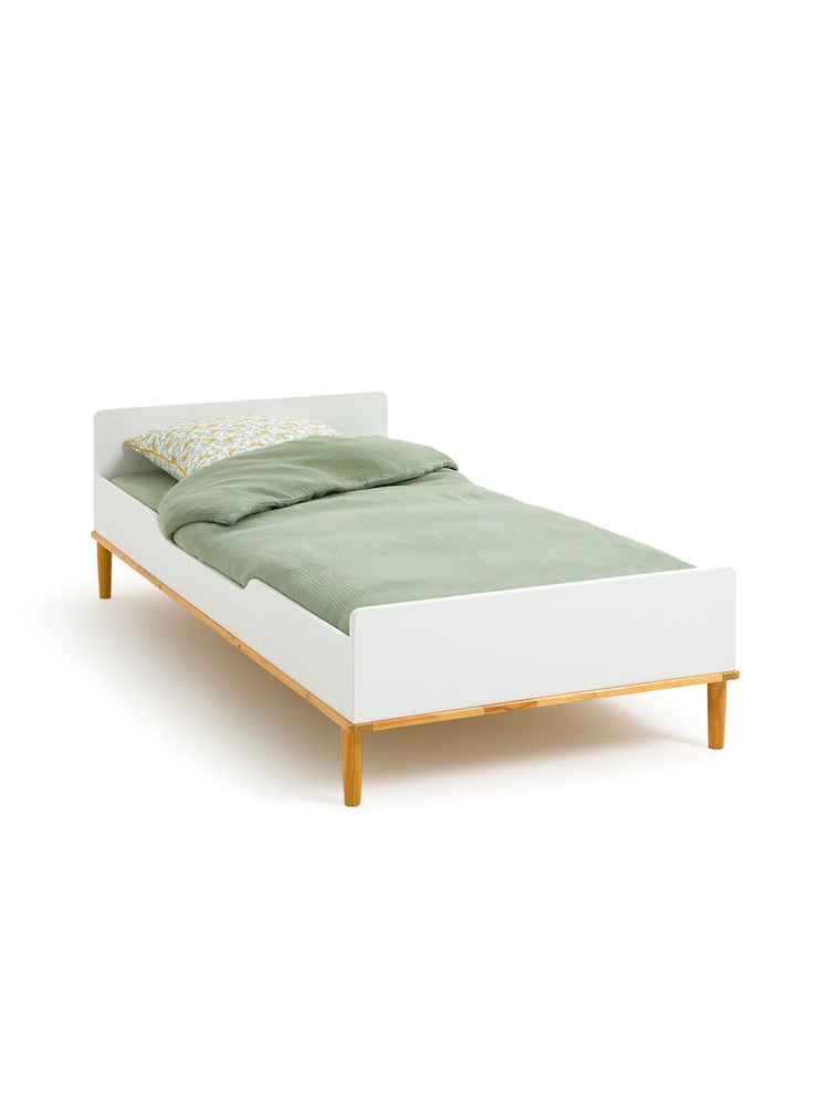 La Redoute Intérieurs White Jimi Bed with Headboard - Image 2 of 6