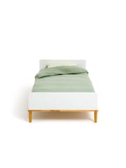 La Redoute Intérieurs White Jimi Bed with Headboard - Image 3 of 6