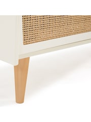 La Redoute Intérieurs Egg Shell Taga Cane Front 6 Drawer Chest of Drawers - Image 4 of 4