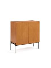 La Redoute Intérieurs Oak Lodge Vintage Bar Cabinet - Image 3 of 6