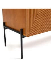 La Redoute Intérieurs Oak Lodge Vintage Bar Cabinet - Image 6 of 6