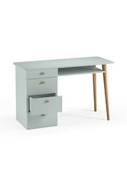 La Redoute Intérieurs Light Grey Jimi 4 Drawer Desk - Image 4 of 4
