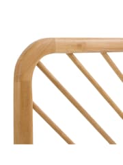 La Redoute Intérieurs Oak Anda Slatted Wooden King Headboard - Image 4 of 4