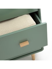 La Redoute Intérieurs Grey Green Jimi 3 Drawer Chest - Image 4 of 4