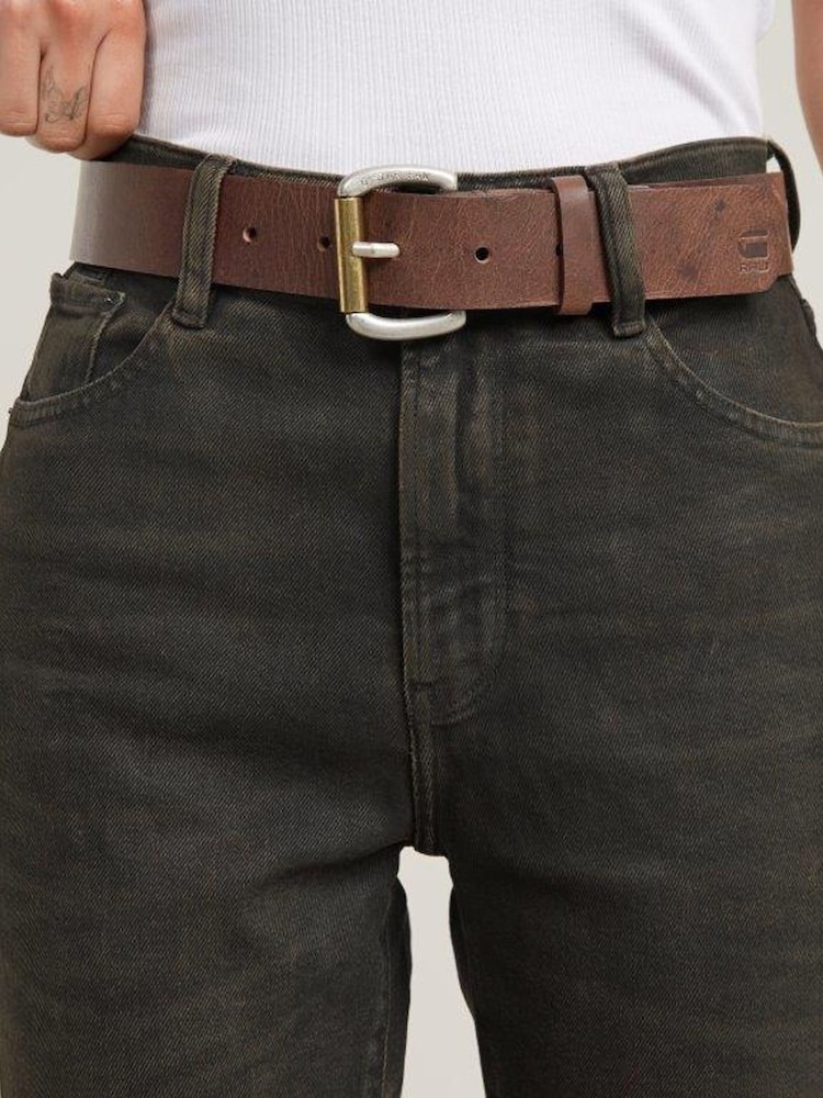 G Star Brown Dask Leather Belt - Image 1 of 3 G Star Brown Dask Leather Belt - Image 1 of 3